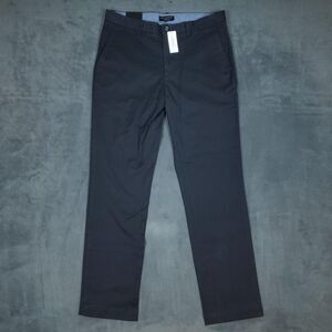 Banana Republic Pants Mens 33x32 Black Aiden Chino Slim Fit Stretch New Tags